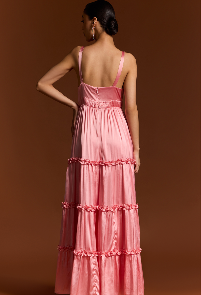 fitted lace wedding dress Blush Dress – 'Malie