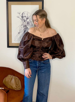 Load image into Gallery viewer, Bardot Top (70% off- use code MALIE70 at checkout)
