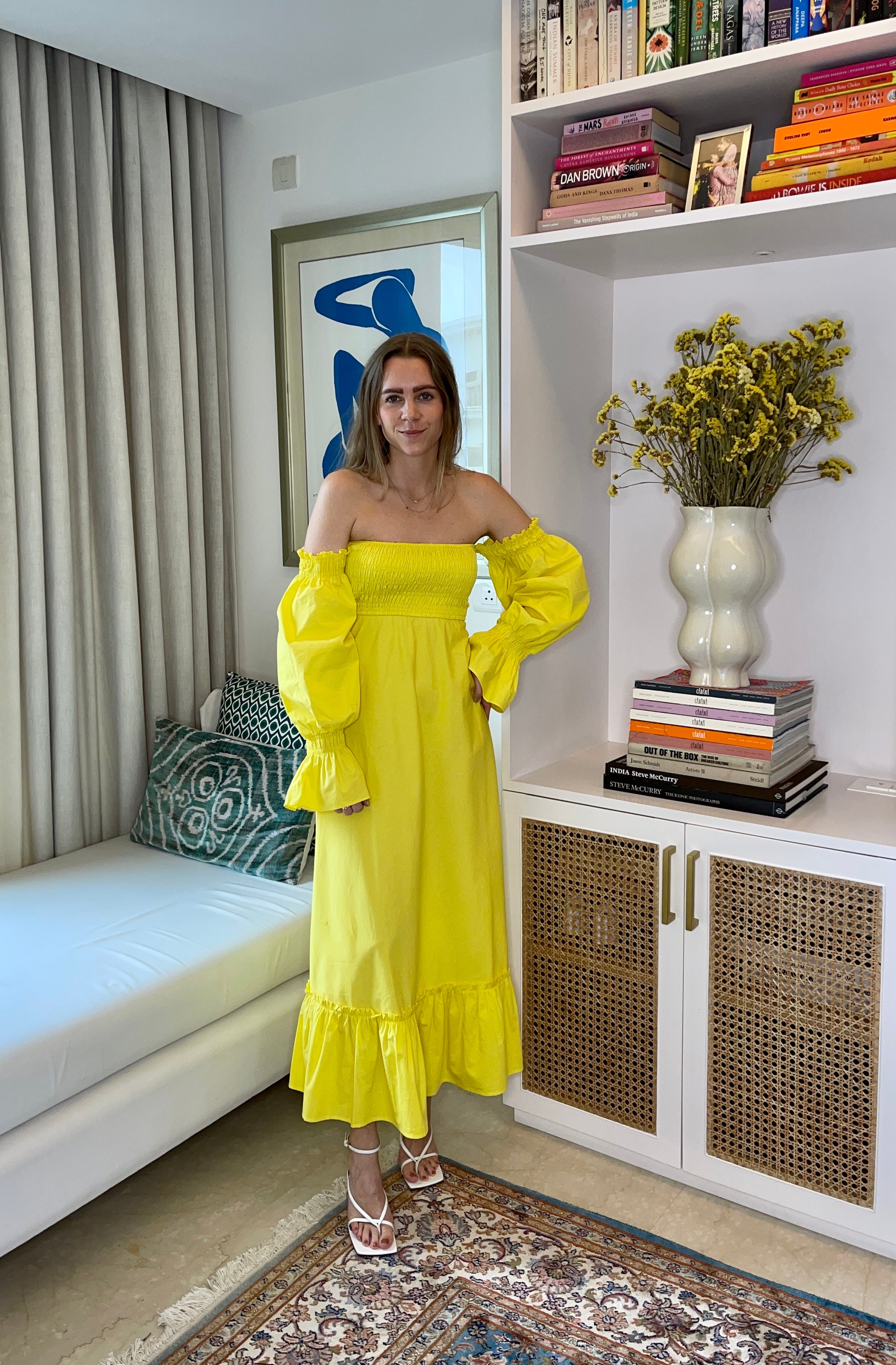 Bowie off shoulder dress clearance